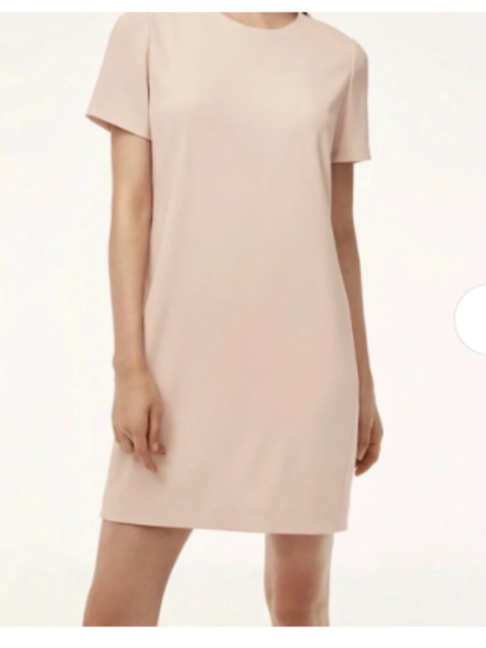 Babaton Patricio Shift dress Blush size 6 Lined cap sleeve